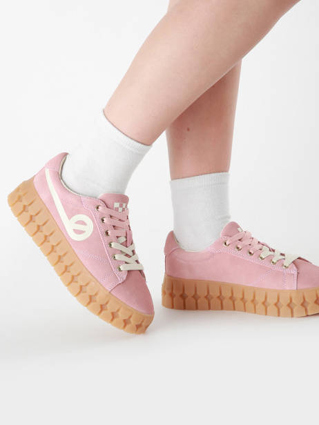 Sneakers Play Uit Leder No name Roze women PLVS042Q ander zicht 1